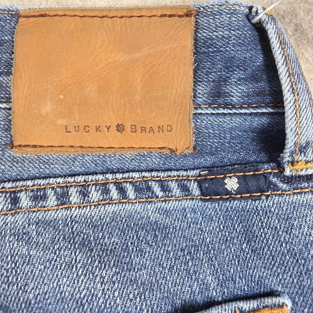 Lucky Brand 181 Relaxed Straight Jeans Mens 40x32 Medium Wash Blue Denim Pants
